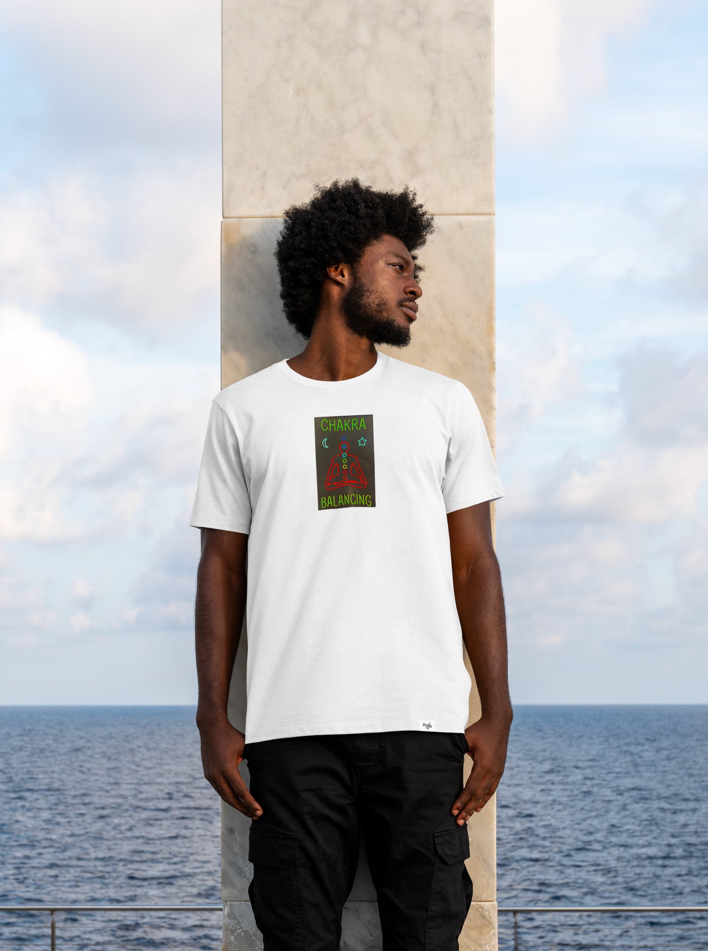 chakra tee - white